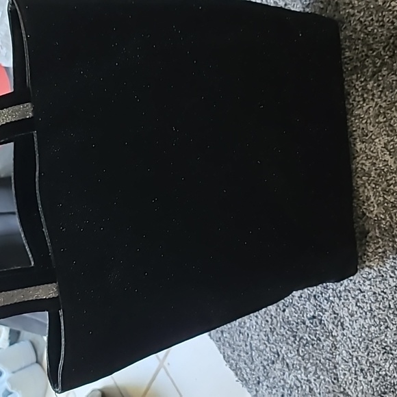 VICTORIA SECRET black/silver sparkle bag - Picture 4 of 7